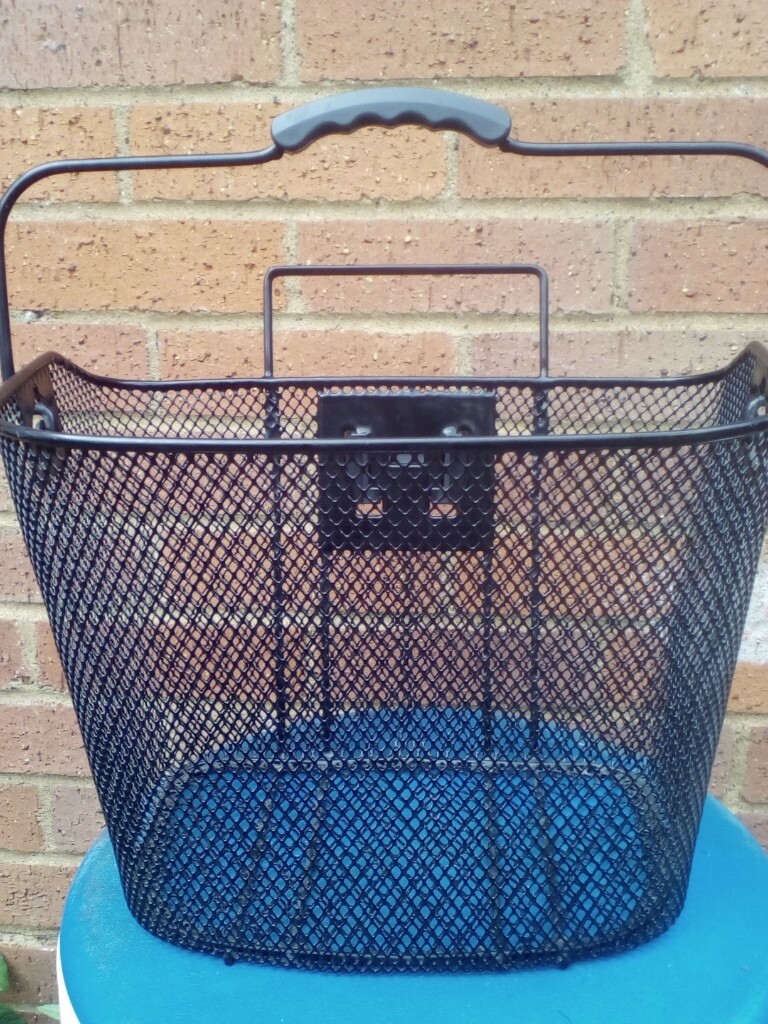 halfords bike baskets wicker